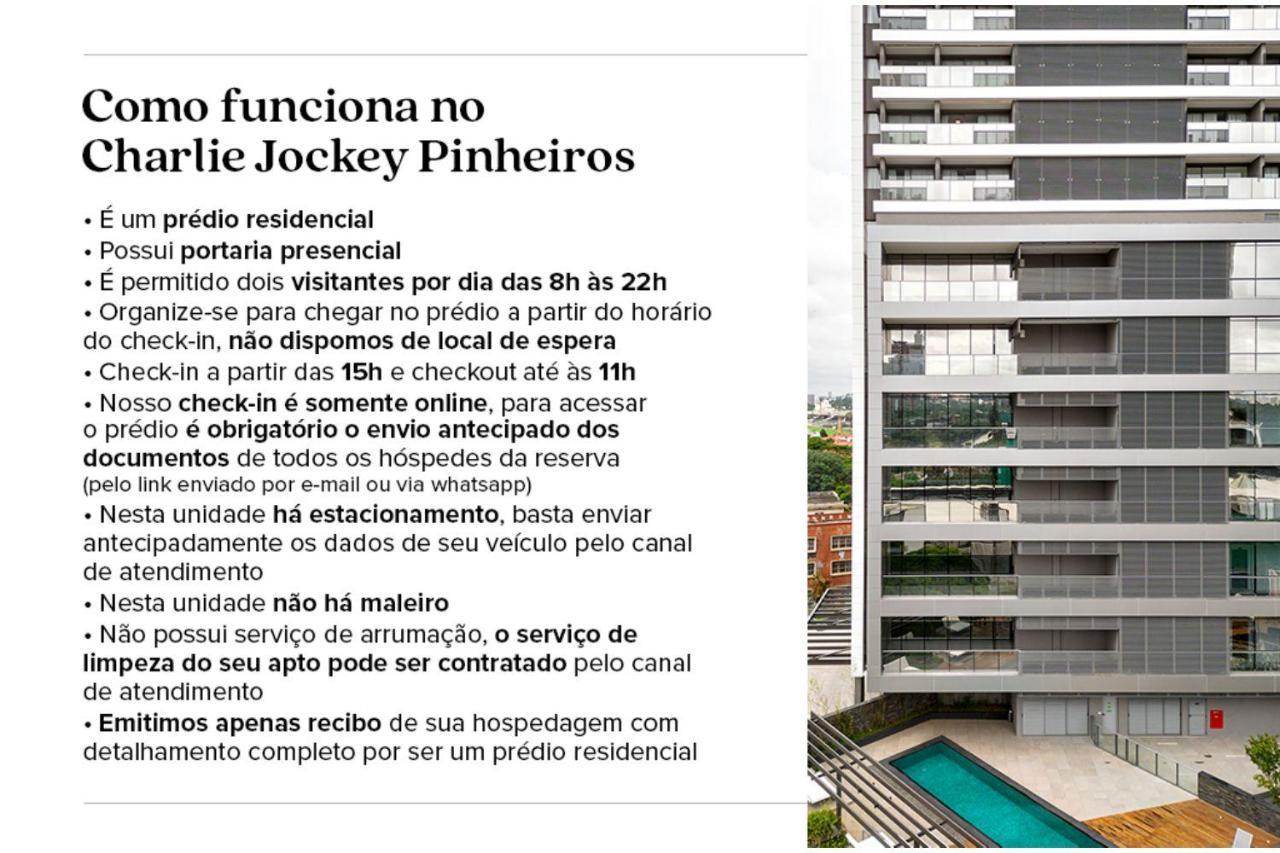 Apartament Charlie Jockey Pinheiros São Paulo Zewnętrze zdjęcie